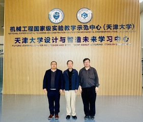 机械与动力工程学院副院长张寒冰...